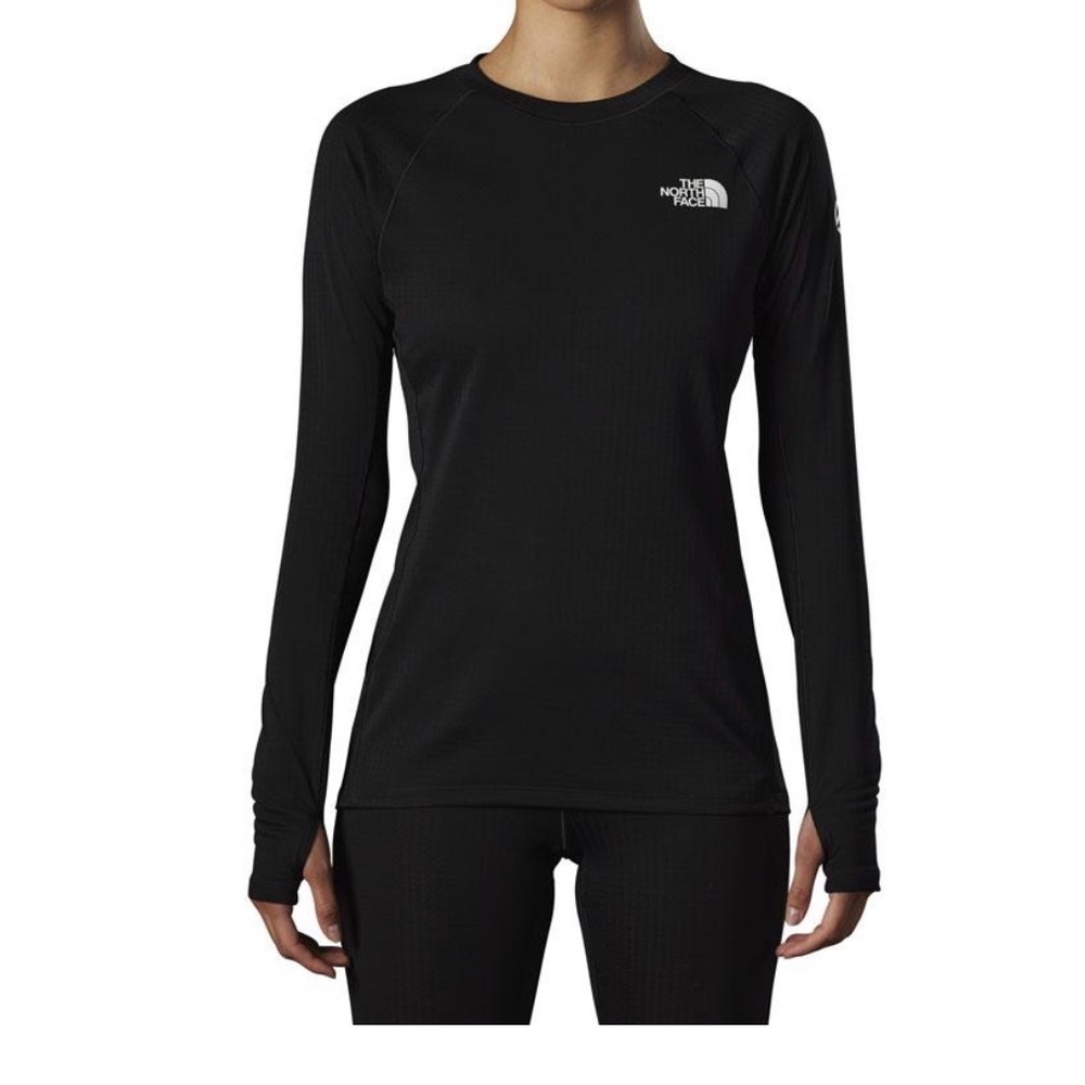 The North Face Black Crew NORTH FACE SUMMIT PRO 120 BASE LAYER CREW TOP WOMEN'S